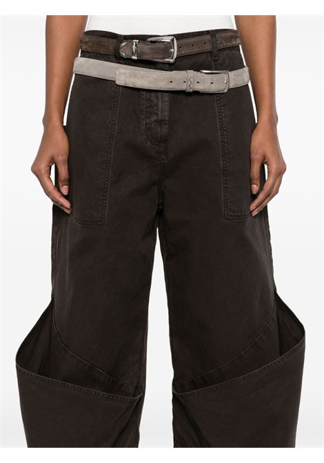 Brown wide-leg jeans The attico - women THE ATTICO | 250WCP00198DDC093AA064
